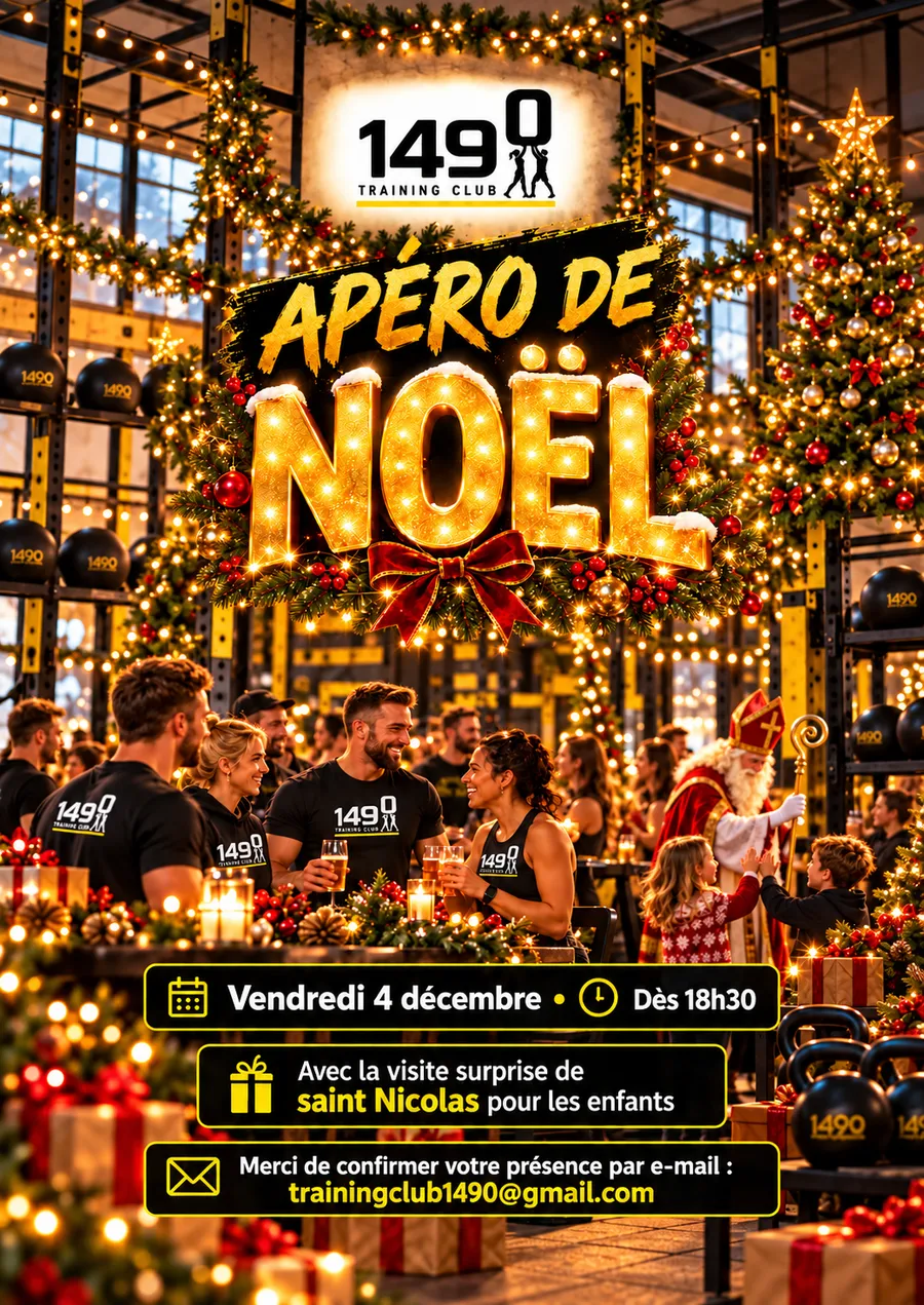 Affiche de l’apéro de Noël